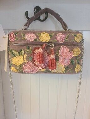 TikTok Viral From India To You Beaded Vanity Case Crossbody